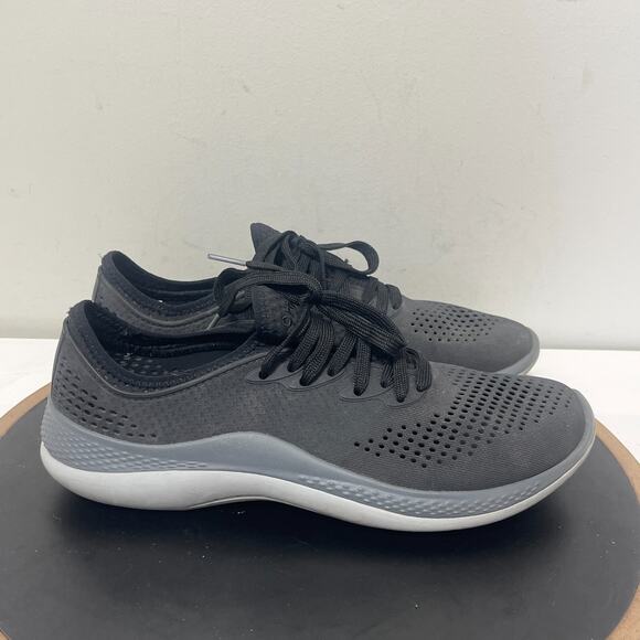 Crocs LiteRide 360 Pacer Running Casual Shoes‎ Men’s 10 M Black Beach Vacatiion - Picture 1 of 12